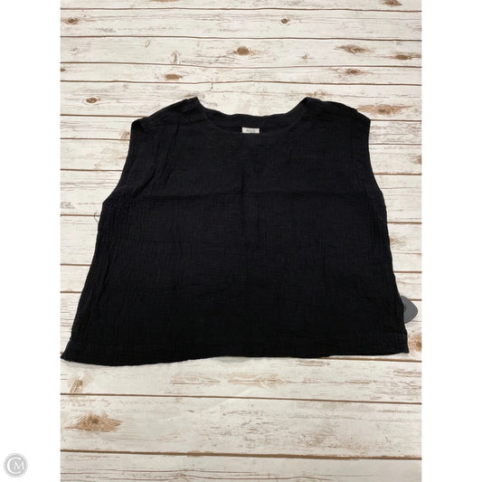 Top Sleeveless By Ana In Black, Size: Xl