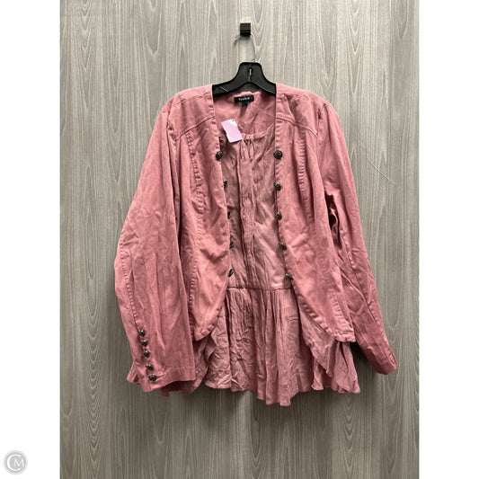 Jacket Other By Torrid In Pink, Size: 3x