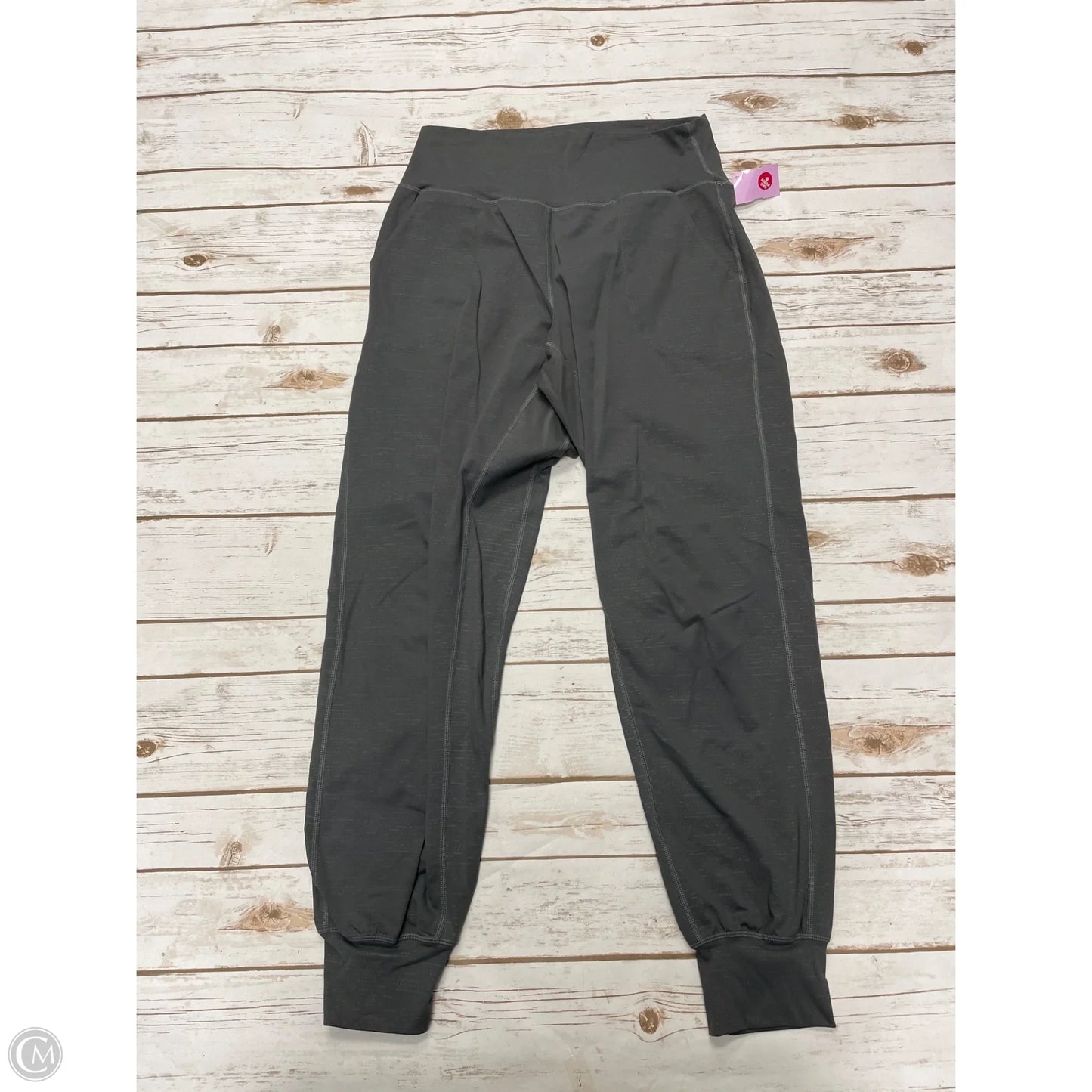 Athletic Pants By Zyia In Grey, Size: L