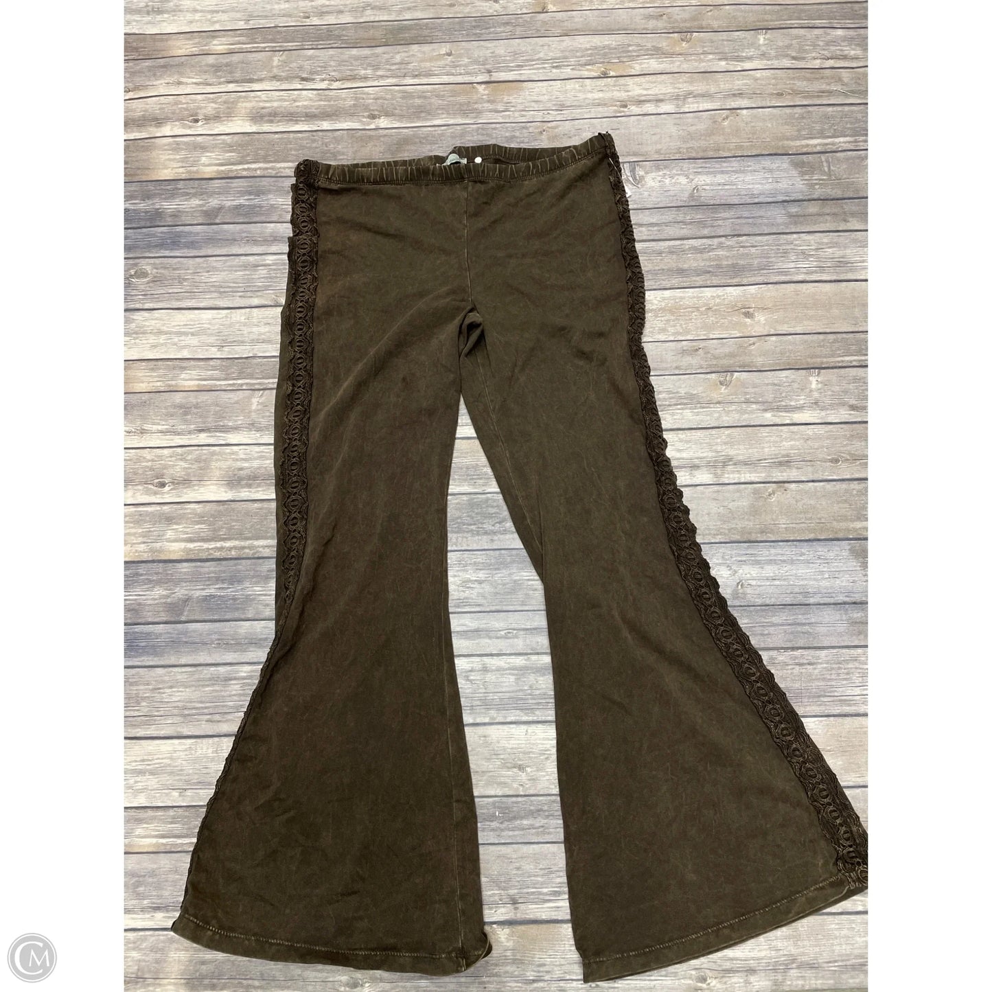 Pants Leggings By Cme In Brown, Size: 1x