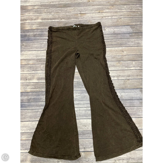 Pants Leggings By Cme In Brown, Size: 1x