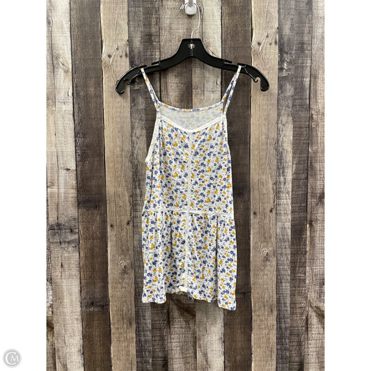 Top Sleeveless By American Eagle In Floral Print, Size: S