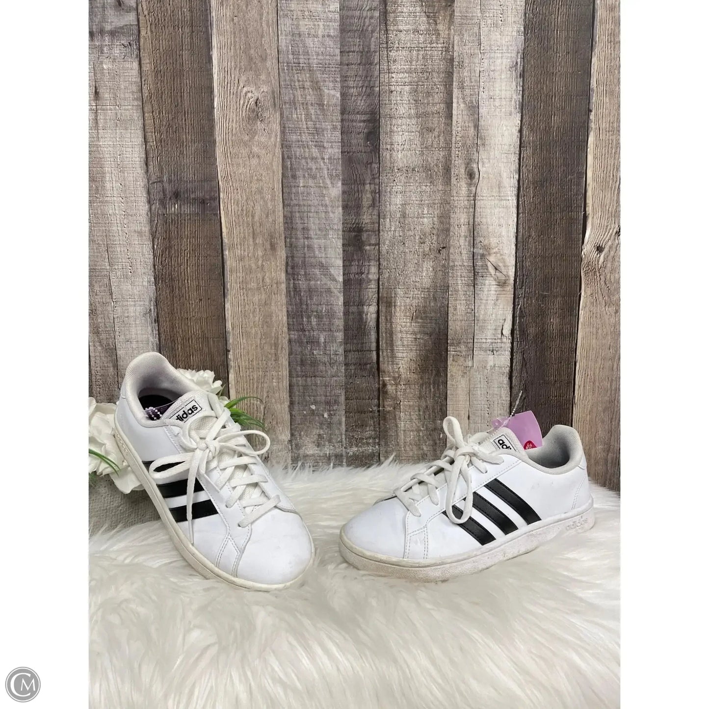 Shoes Athletic By Adidas In White, Size: 7