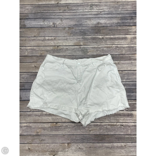 Shorts By Good American In White, Size: 16