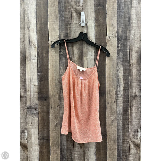 Top Sleeveless By Loft In Pink, Size: Xs