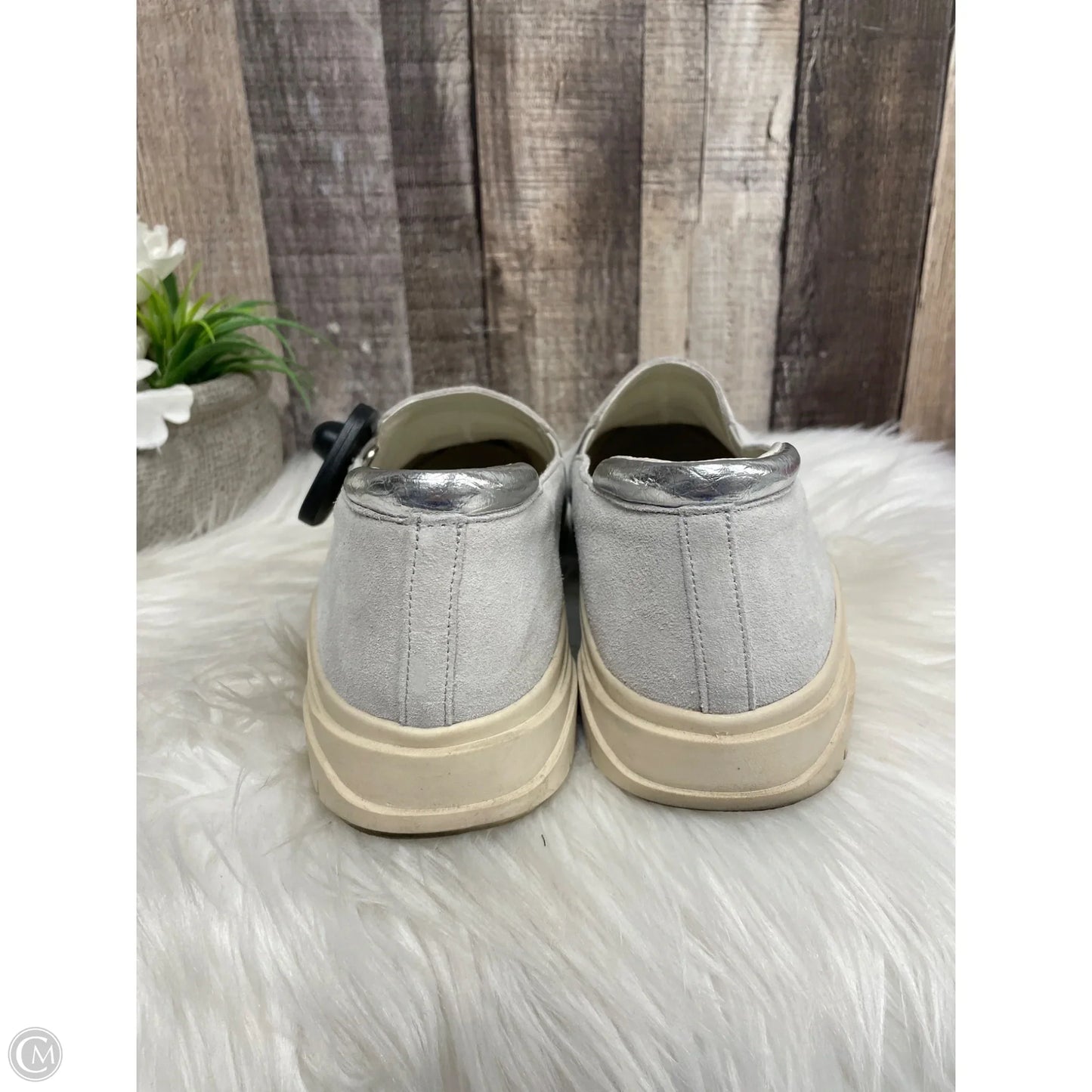 Shoes Flats By Franco Sarto In Grey, Size: 8.5