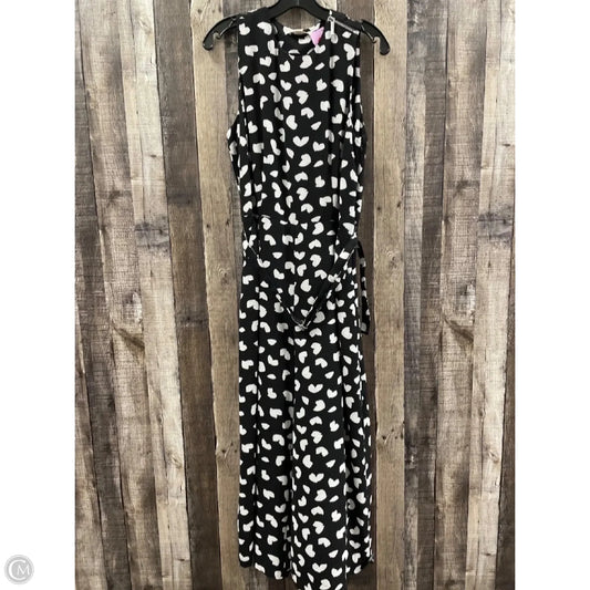 Jumpsuit Designer By Michael Kors In Polkadot Pattern, Size: M