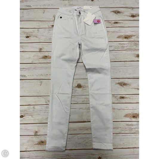 Jeans Skinny By Kancan In White Denim, Size: 2