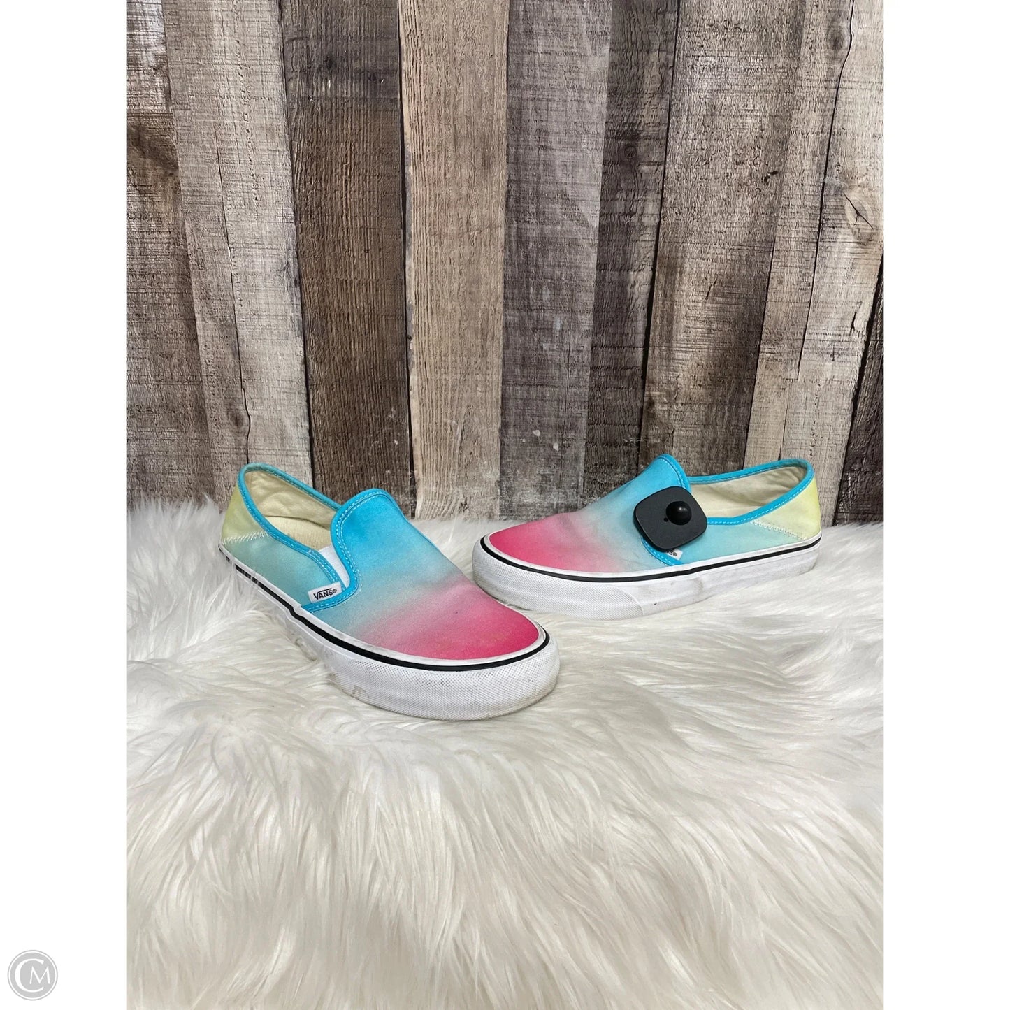 Shoes Flats By Vans In Multi-colored, Size: 9