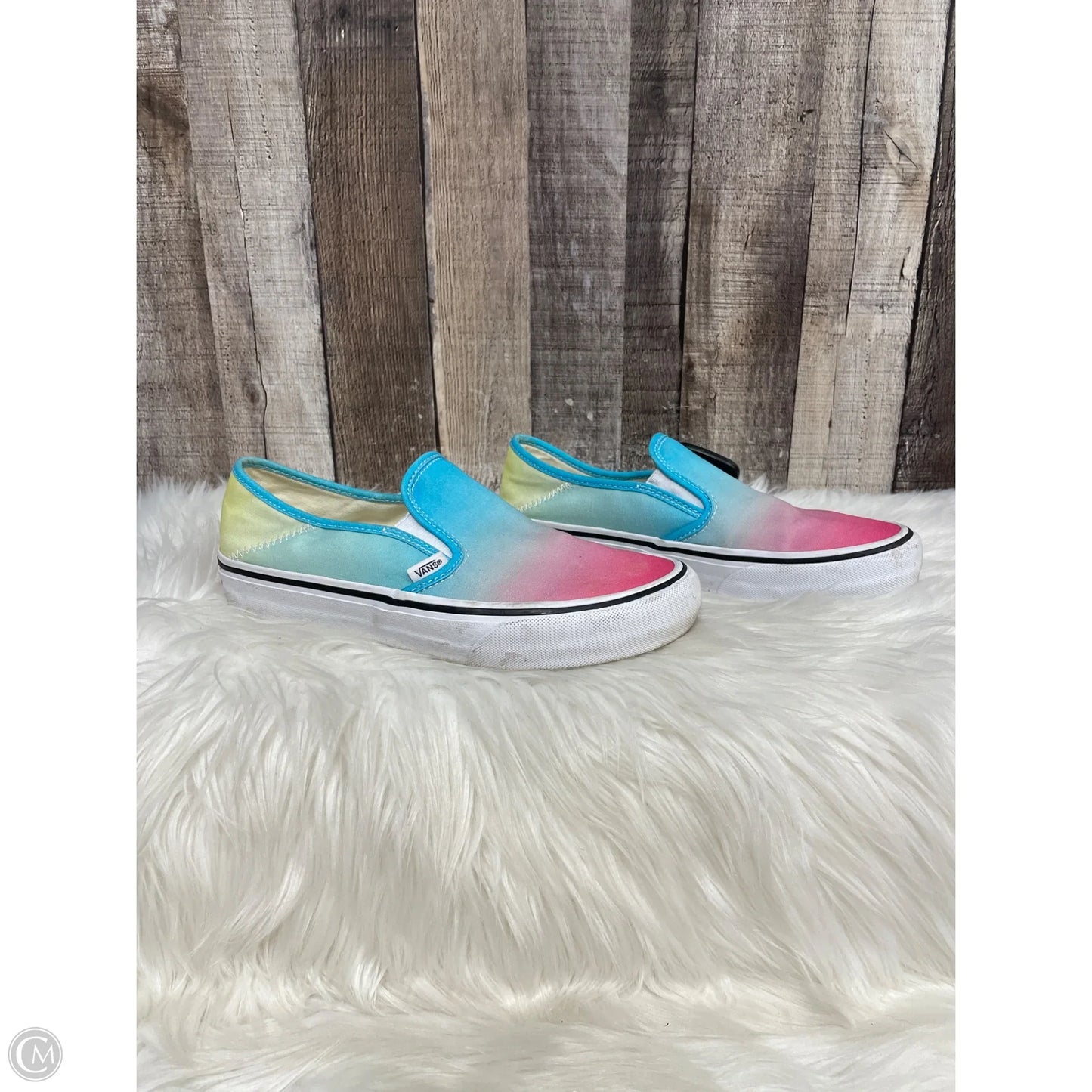 Shoes Flats By Vans In Multi-colored, Size: 9