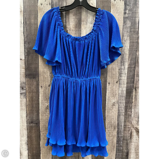 Dress Casual Short By She + Sky In Blue, Size: S