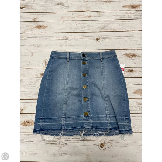 Skirt Mini & Short By Articles Of Society In Blue Denim, Size: 2