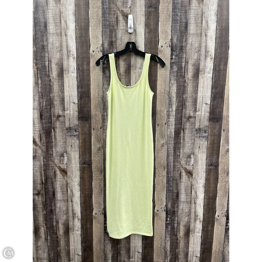Dress Casual Midi By Forever 21 In Yellow, Size: S