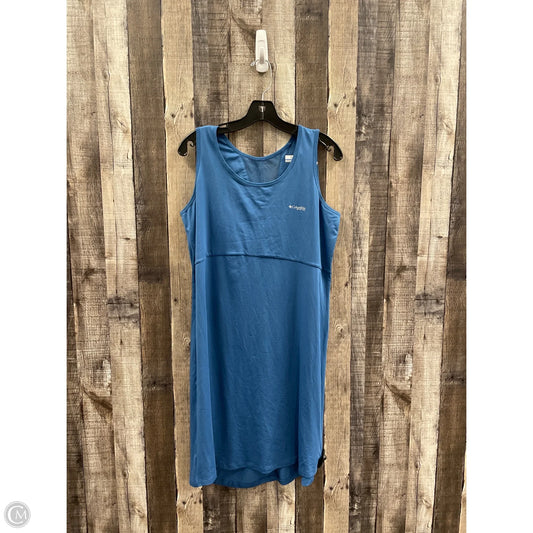 Athletic Dress By Columbia In Blue, Size: 1x