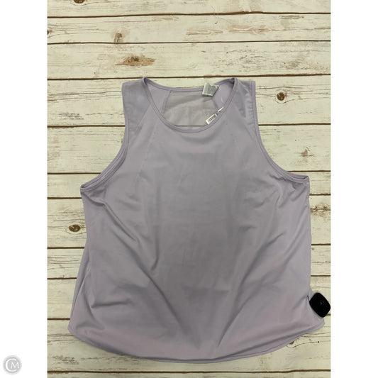 Athletic Tank Top By Rbx In Purple, Size: Xl