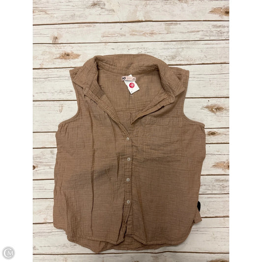 Top Sleeveless By So In Tan, Size: Xxl