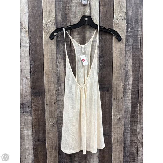 Top Sleeveless By Free People In Cream, Size: M
