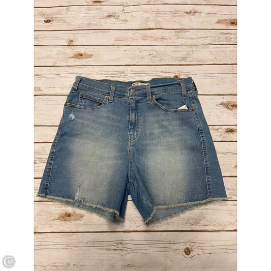 Shorts By Levis In Blue Denim, Size: 16