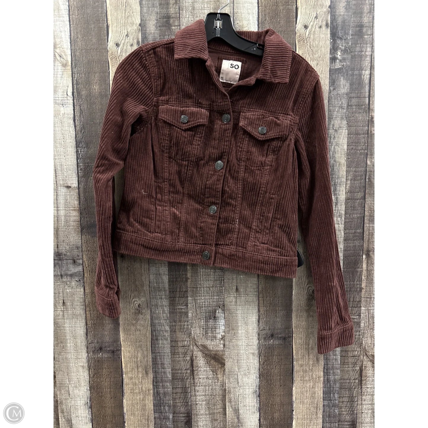 Jacket Other By So In Brown, Size: Xs
