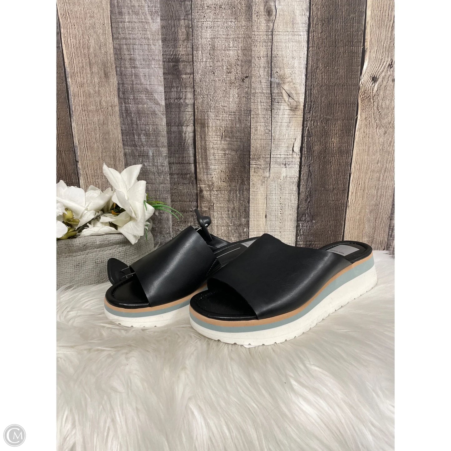 Sandals Heels Platform By Dolce Vita In Black, Size: 8.5