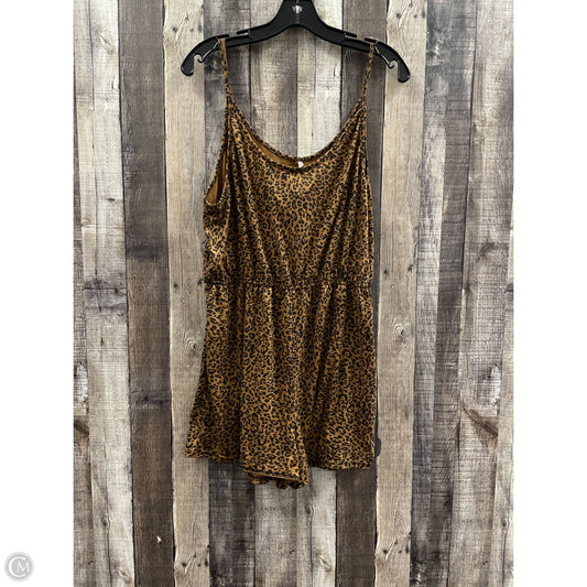 Romper By Cmf In Animal Print, Size: Xl
