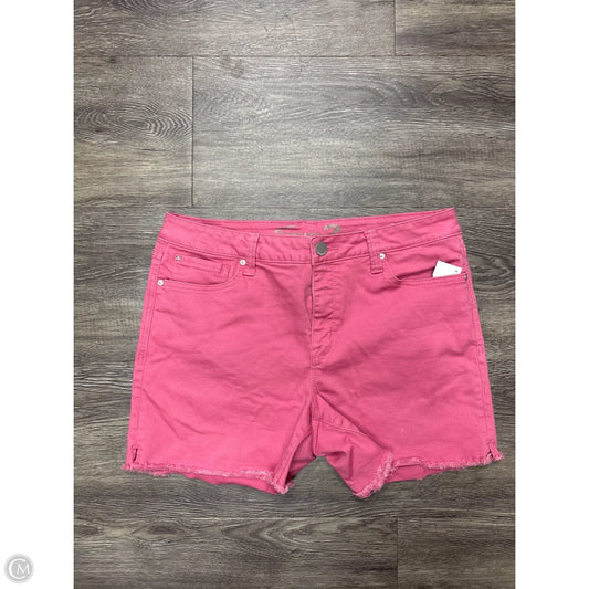 Shorts By Seven 7 In Pink Denim, Size: 14
