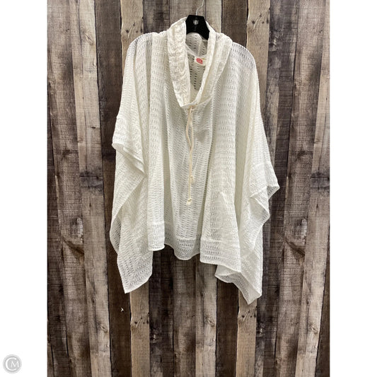 Poncho By Cme In Ivory, Size: Osfm