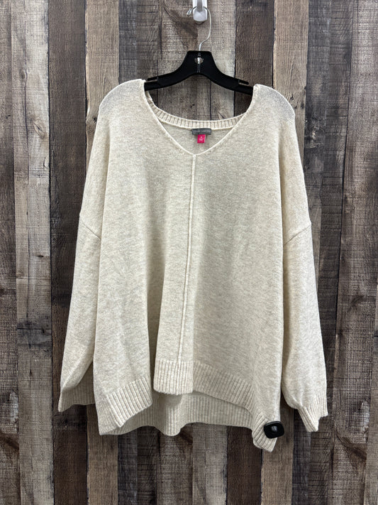 Sweater By Vince Camuto In Tan, Size: 3x