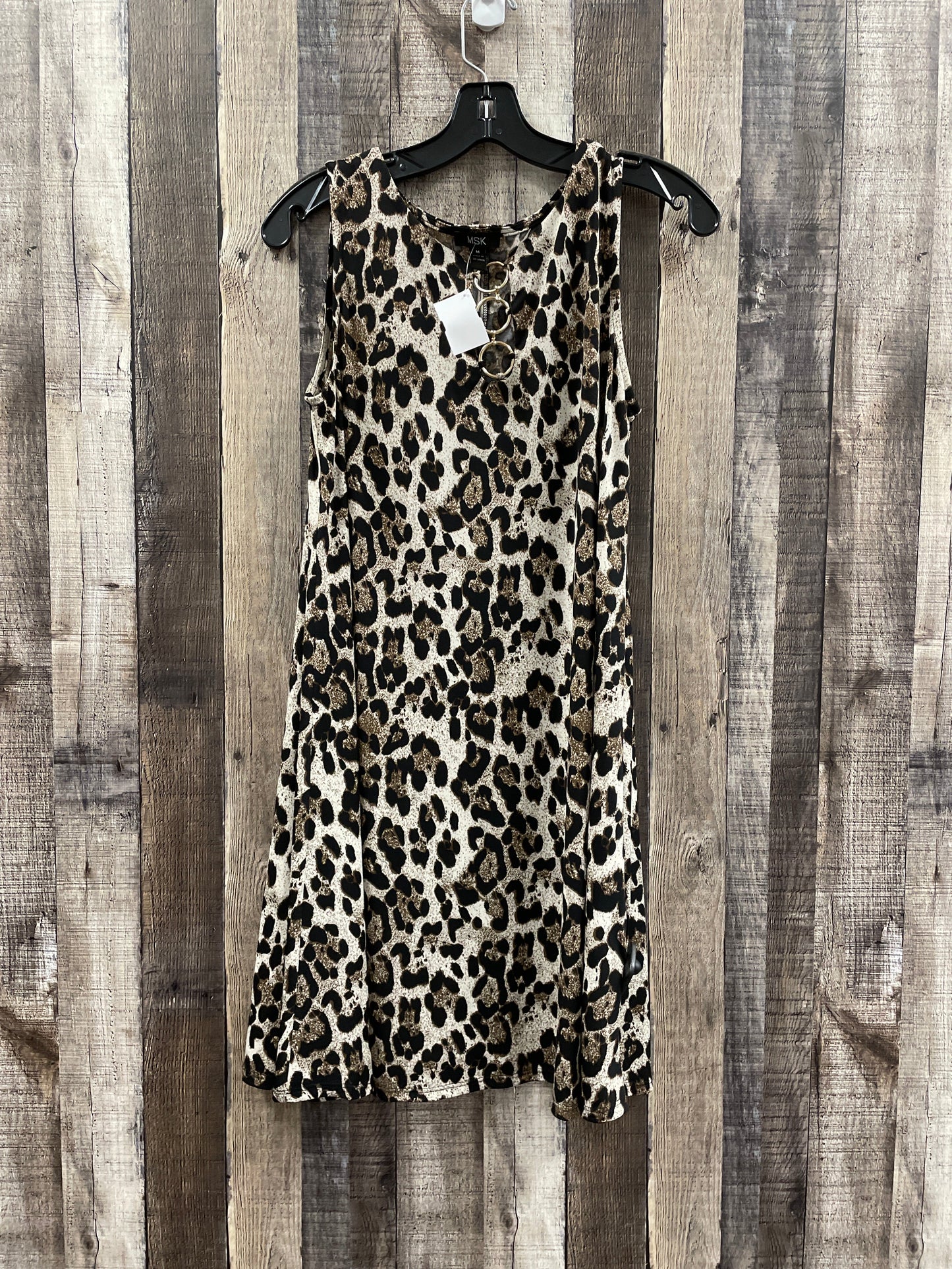 Animal Print Dress Party Short Msk, Size M