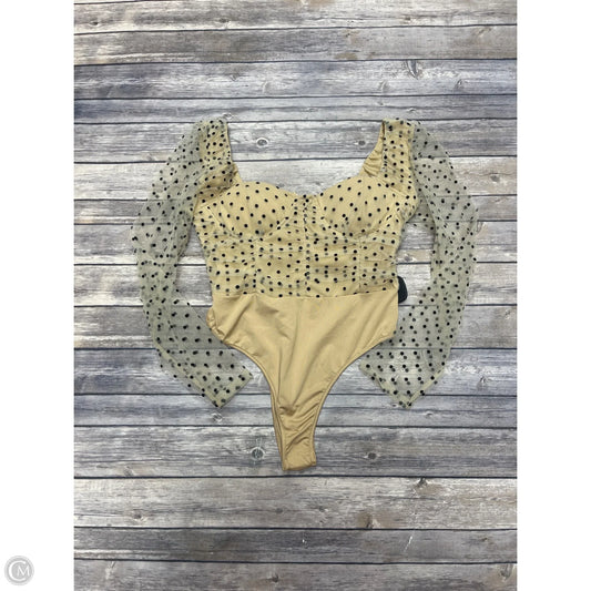 Top Long Sleeve By Boohoo Boutique In Tan, Size: M