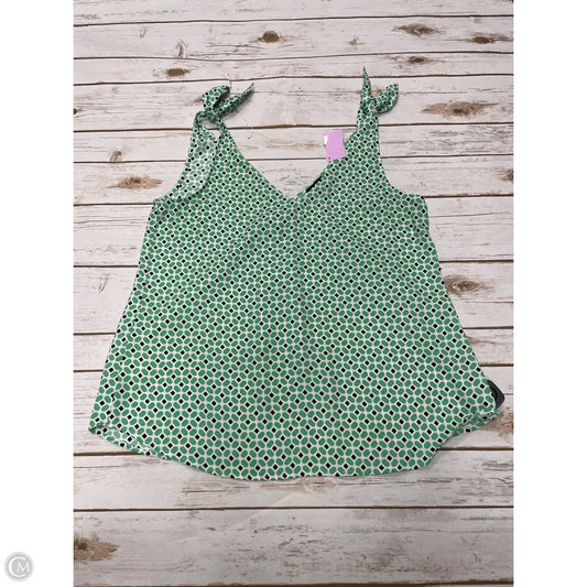Top Sleeveless By Ann Taylor In Green, Size: S