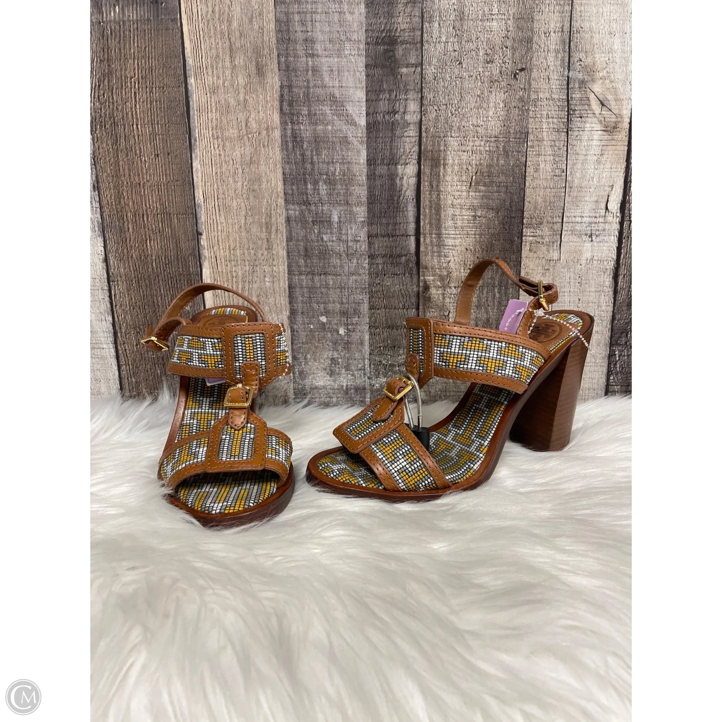 Sandals Designer By Tory Burch In Tan, Size: 7