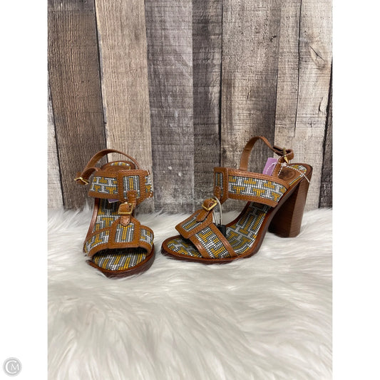 Sandals Designer By Tory Burch In Tan, Size: 7