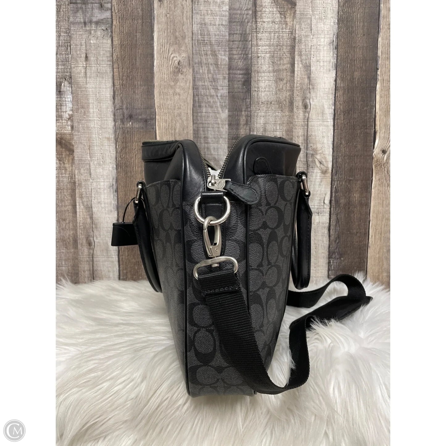 Laptop Bag Designer By Coach, Size: Large