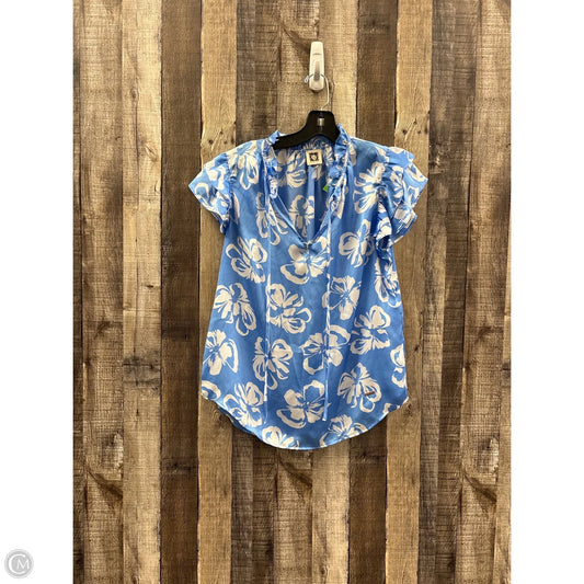 Top Sleeveless By Anne Klein In Blue, Size: S