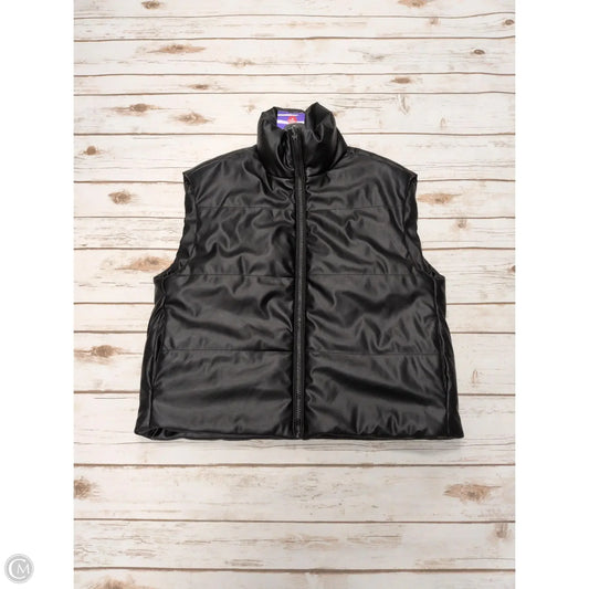 Vest Puffer & Quilted By Entro In Black, Size: S