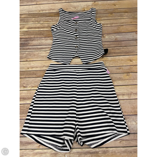 Shorts Set By Cmf In Striped Pattern, Size: S