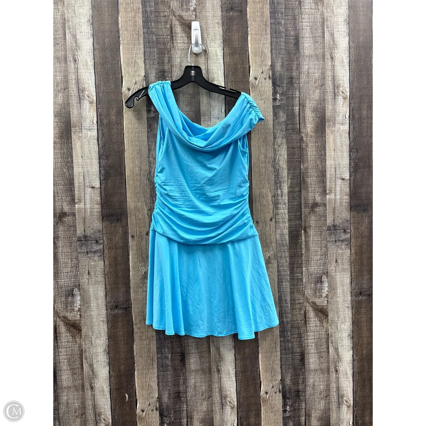 Dress Casual Short By Abercrombie And Fitch In Blue, Size: M