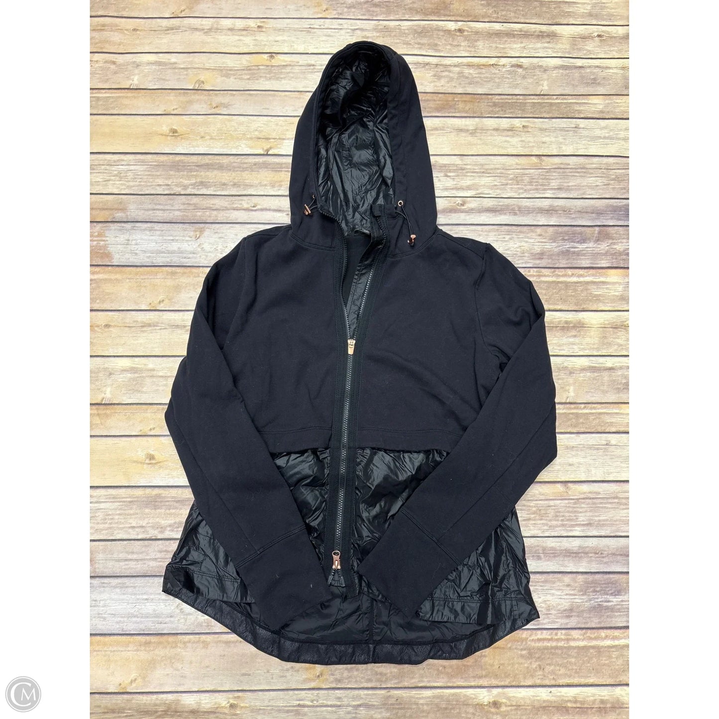 Athletic Jacket By Athleta In Black, Size: M