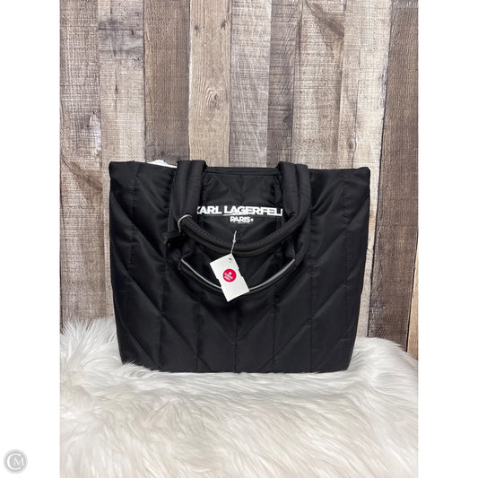 Tote Designer By Karl Lagerfeld, Size: Large