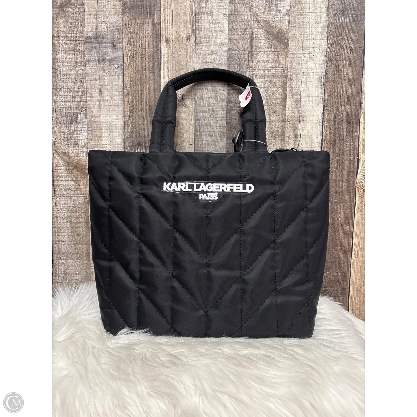 Tote Designer By Karl Lagerfeld, Size: Large