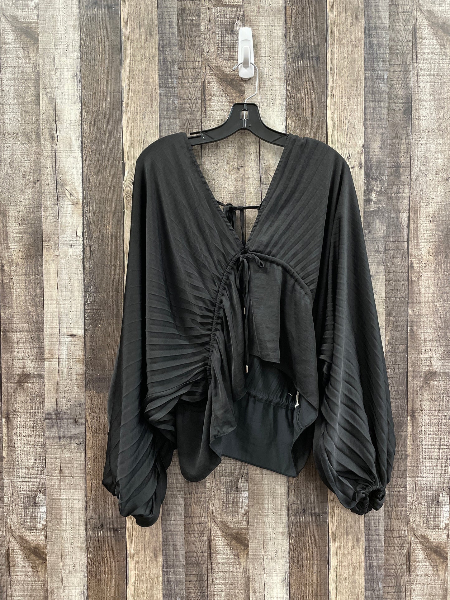 Black Top Long Sleeve Free People, Size L