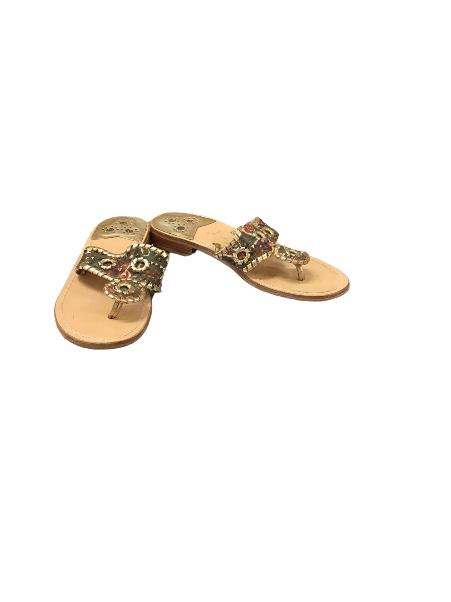 Sandals Flip Flops By Jack Rogers In Multi-colored, Size: 7