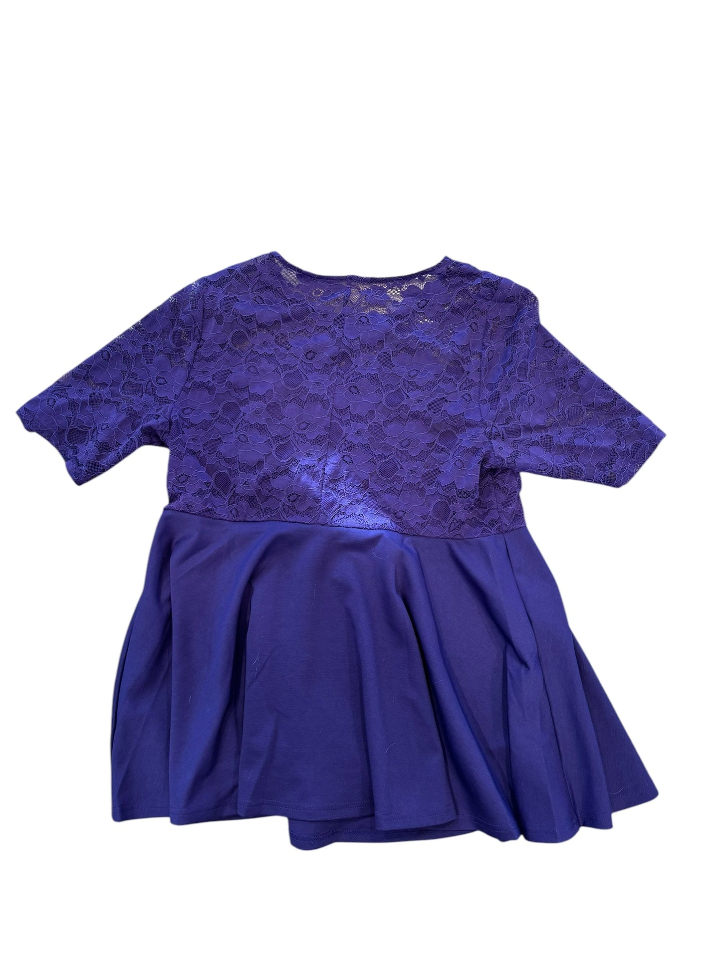 Top Short Sleeve By Clothes Mentor In Purple, Size: 1x