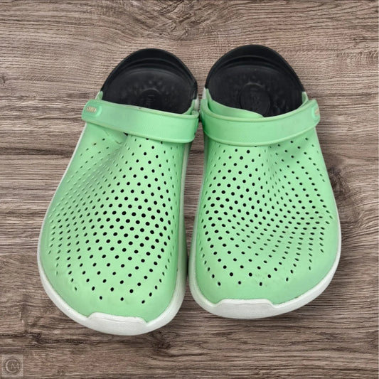 Sandals Sport By Crocs In Green, Size: 10