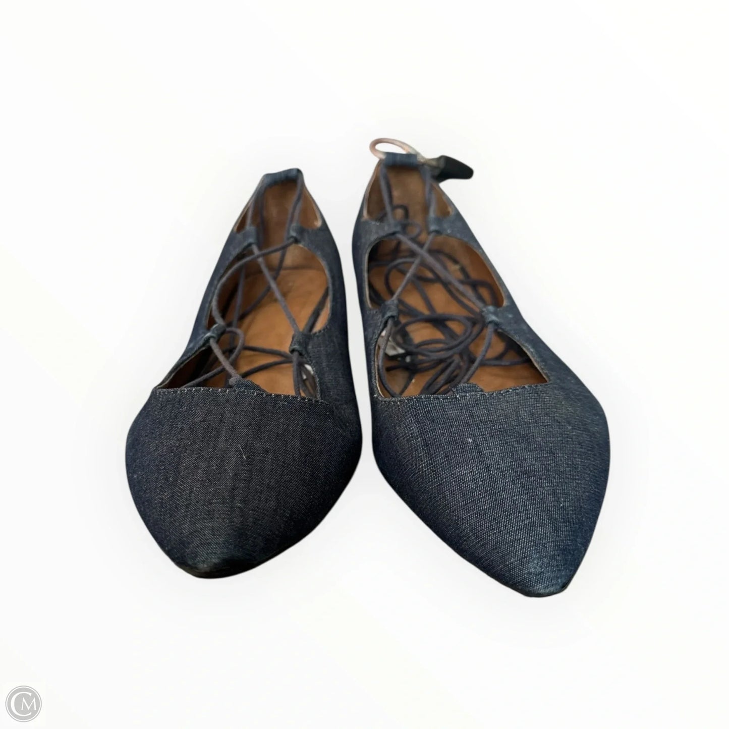 Shoes Flats By Mossimo In Blue Denim, Size: 9