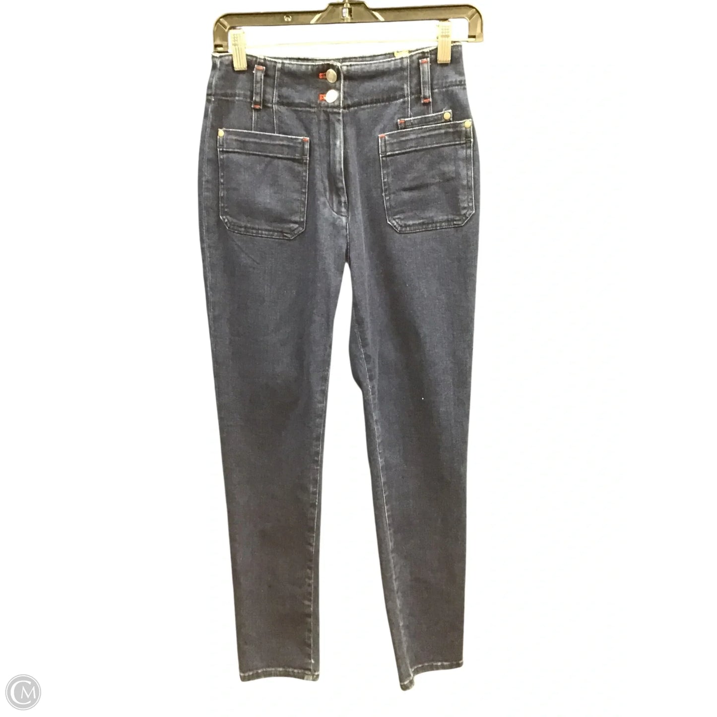 Jeans Straight By Maeve In Blue Denim, Size: 4