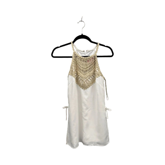 Dress Designer By Lilly Pulitzer In Gold & White, Size: 2