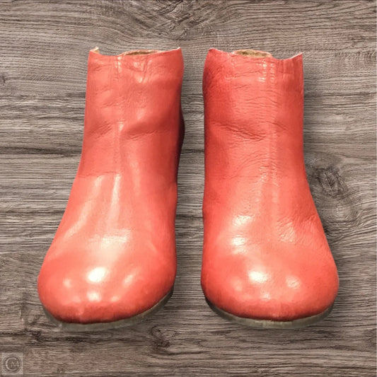 Boots Ankle Heels By Cmc In Red, Size: 9