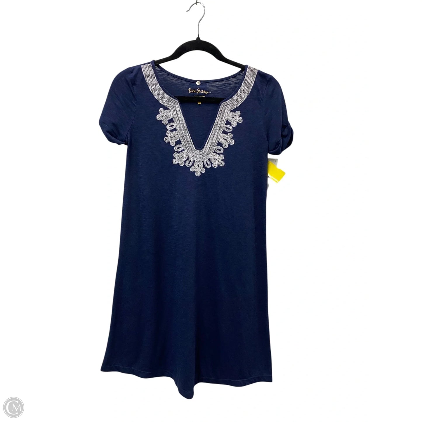 Dress Designer By Lilly Pulitzer In Blue & White, Size: Xxs